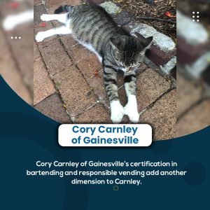 Cory Carnley of Gainesville- Life of an Adventurous